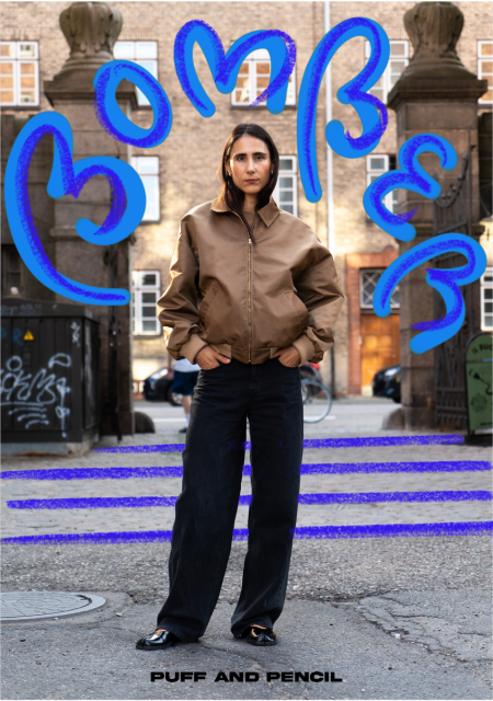 Puff and Pencil Puff and Pencil Bomber Jacket Pattern