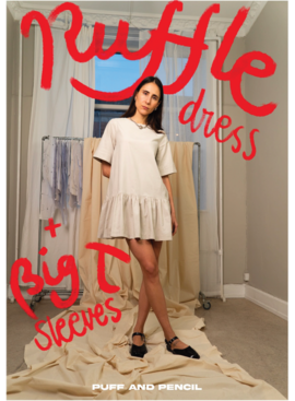 Puff and Pencil Puff and Pencil Ruffle Dress Pattern