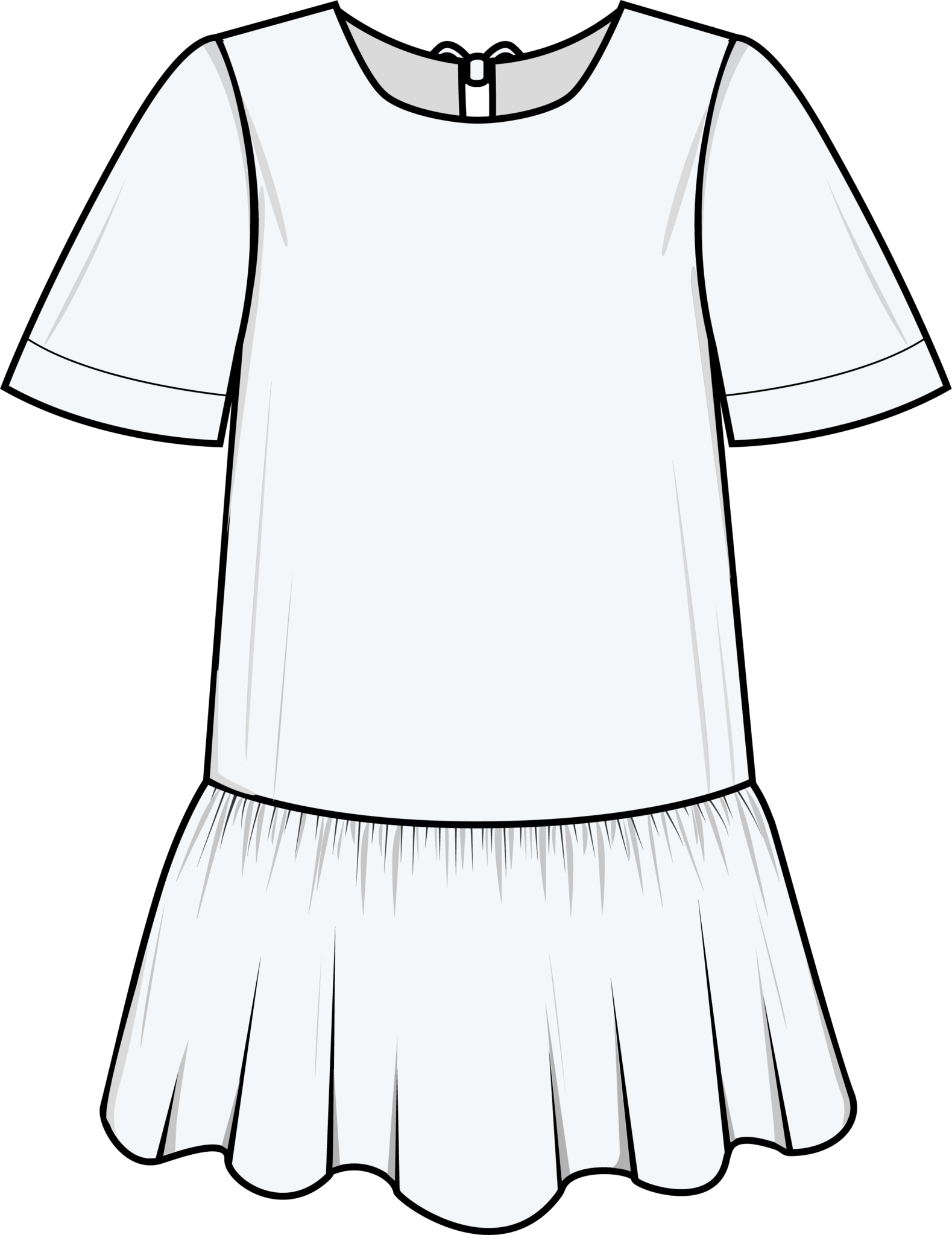 Puff and Pencil Puff and Pencil Ruffle Dress Pattern