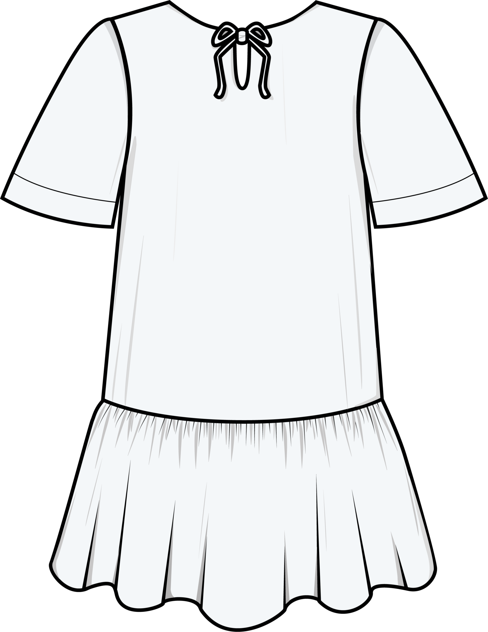 Puff and Pencil Puff and Pencil Ruffle Dress Pattern