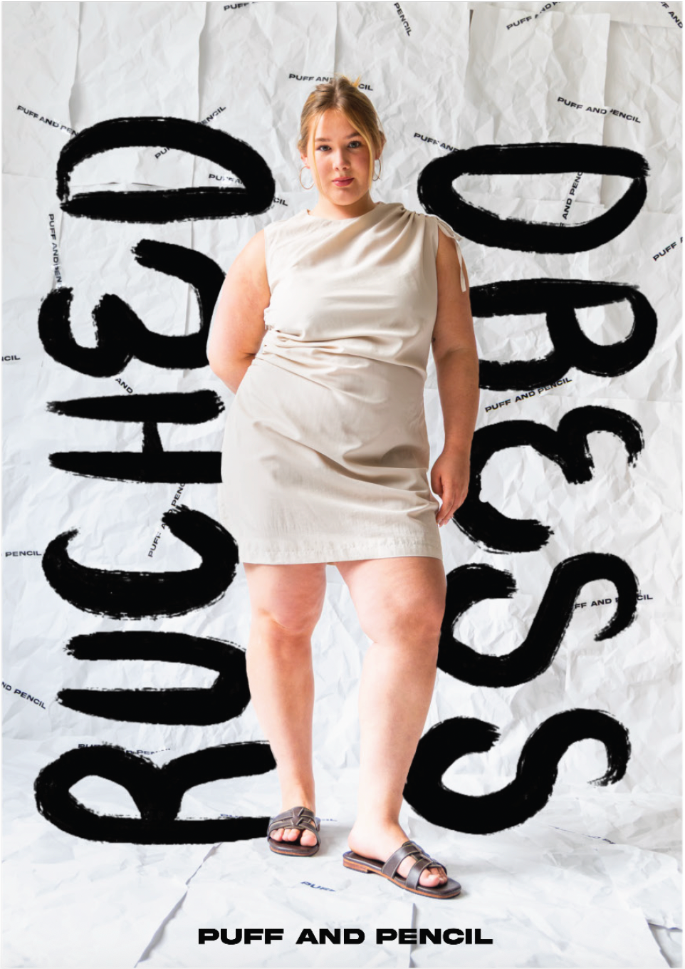 Puff and Pencil Puff and Pencil Ruched Dress Pattern