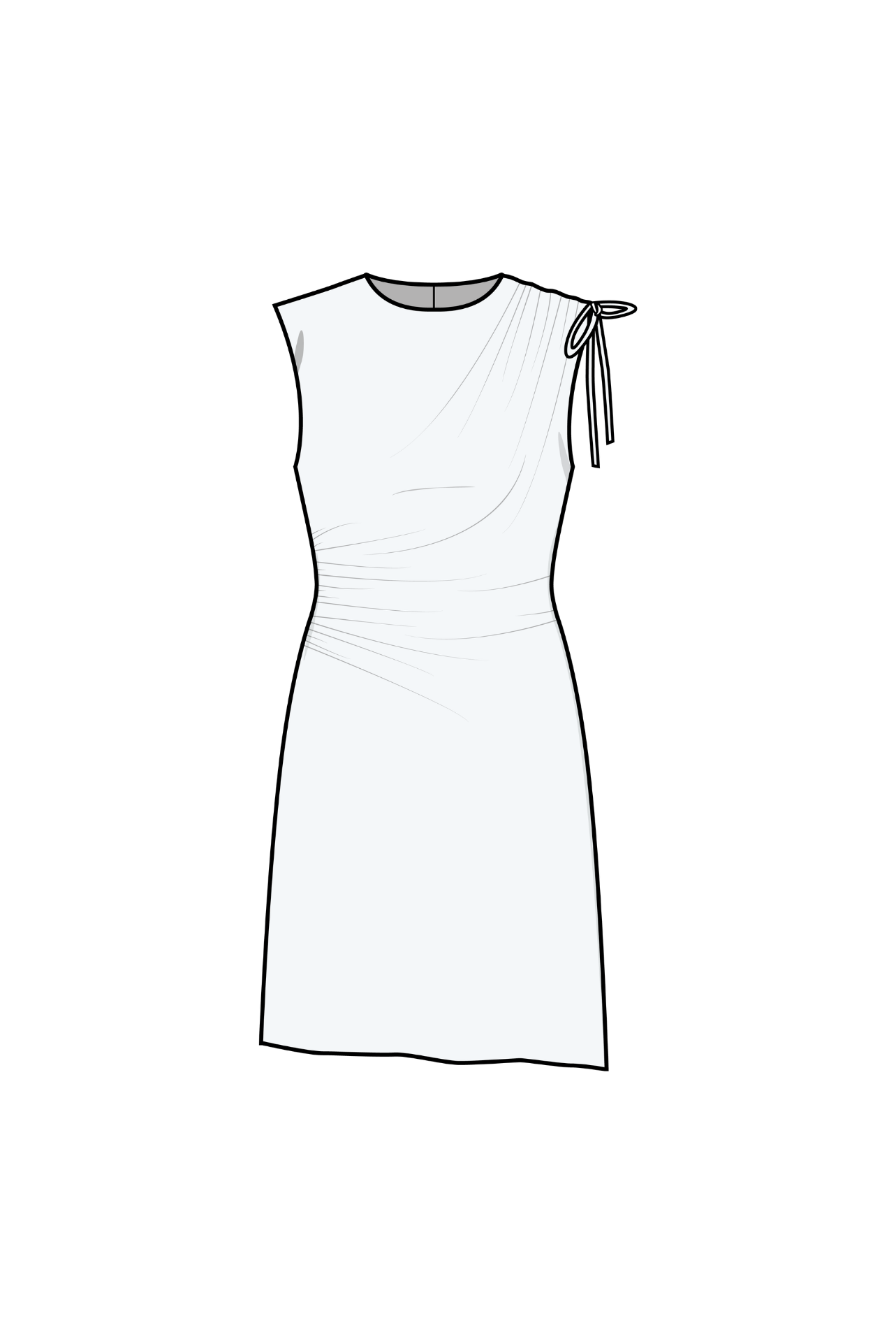 Puff and Pencil Puff and Pencil Ruched Dress Pattern