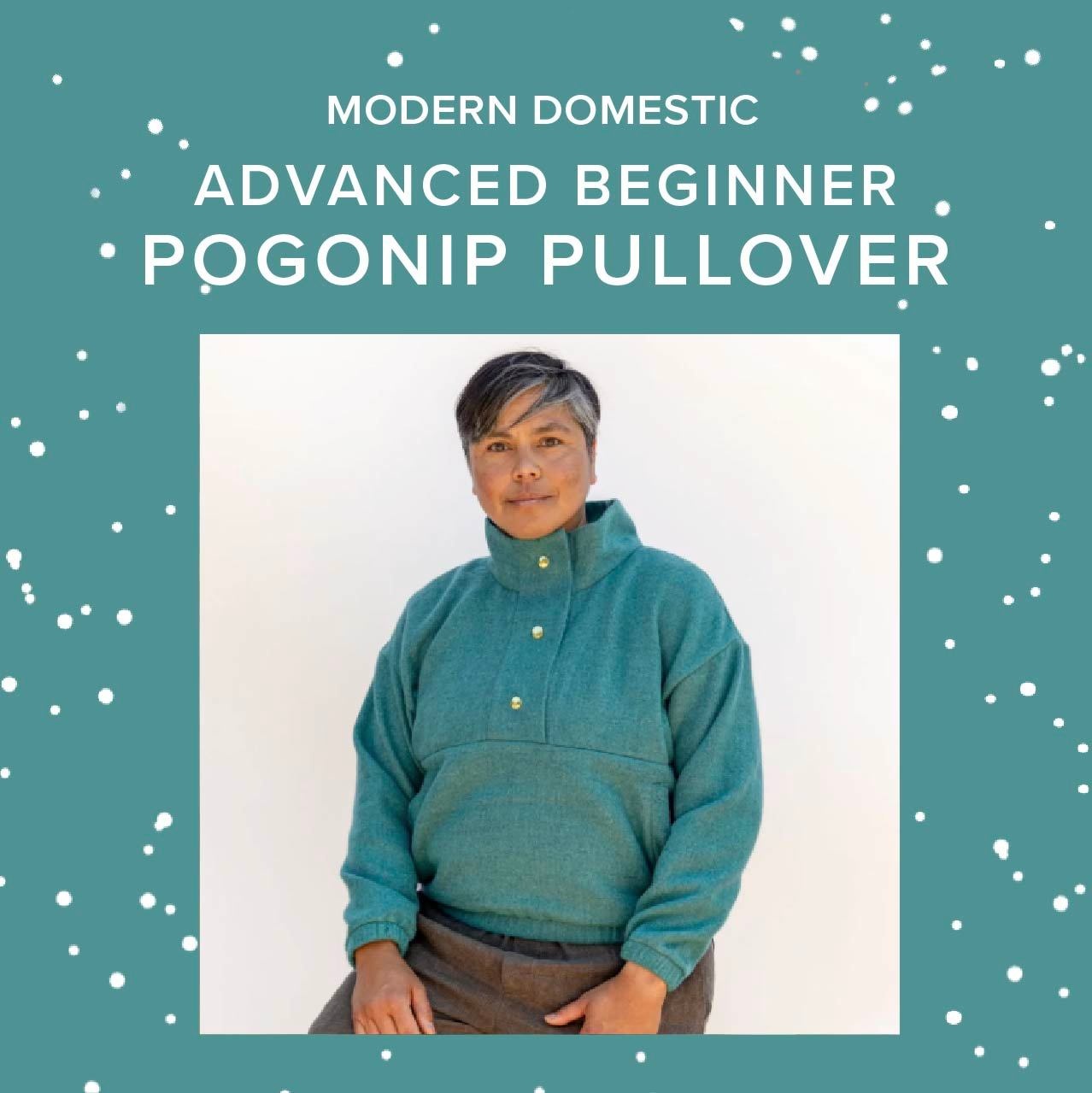Lori Caldwell Advanced Beginner: Pogonip Pullover, Saturdays, October 10th, 17th, & 24th, 3pm-6pm