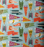 Cloud 9 Fabrics Touchdowns & Tailwags Vintage Victory