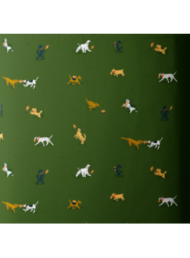 Cloud 9 Fabrics Touchdowns & Tailwags Playing Field