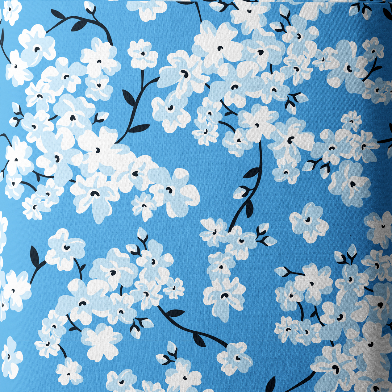 Cloud 9 Fabrics Cloud9 Laminated Coated Cotton Cherry Blossoms