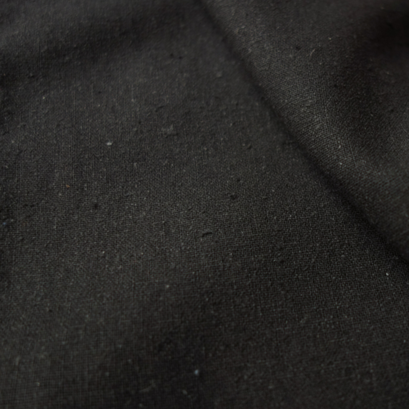 Exotic Silks Raw Silk Noil Black