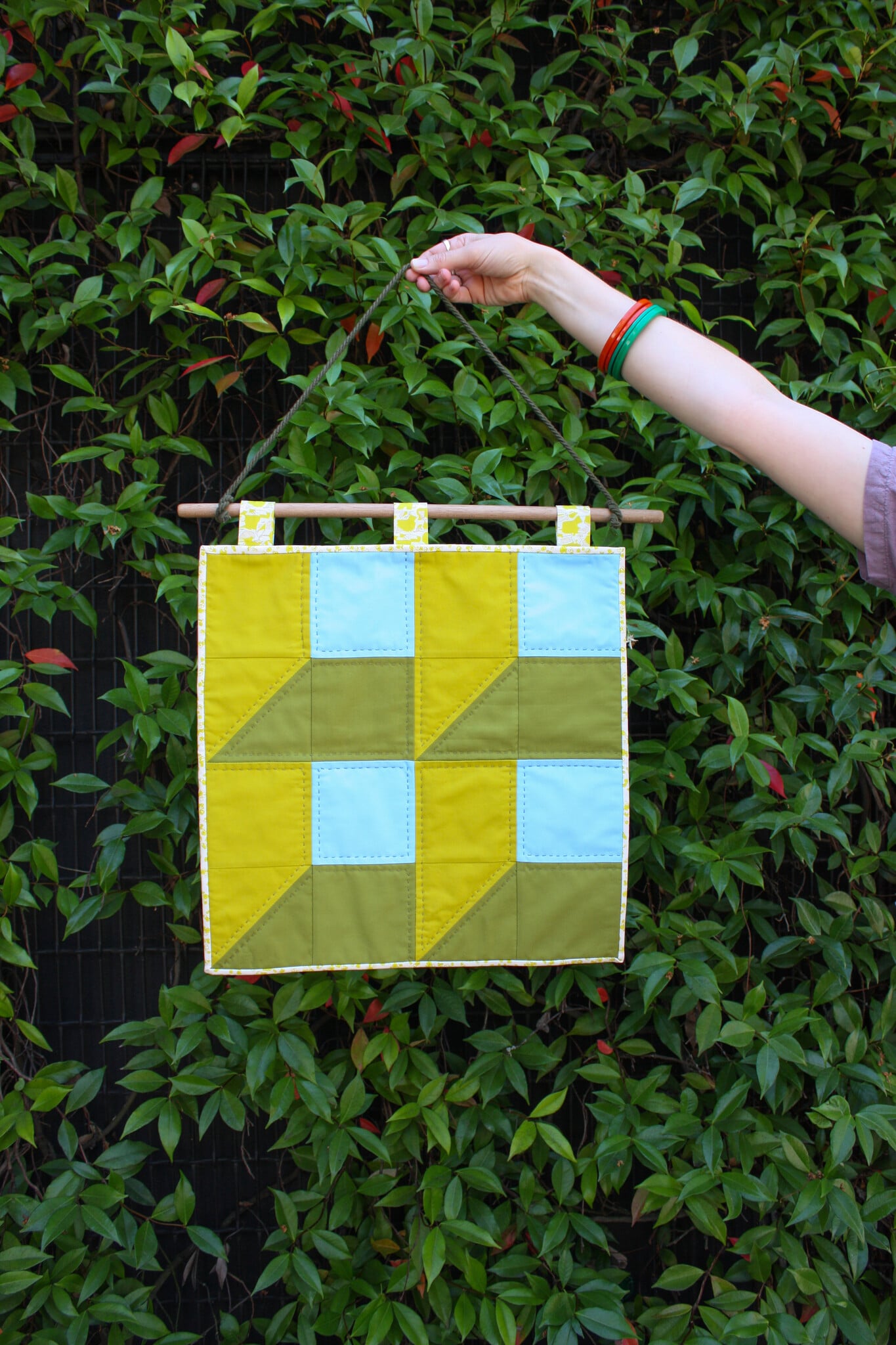 Courtney Calon Advanced Beginner: Hand Quilted Wall Hanging, Mondays, October 19th & 26th, 5pm-8pm
