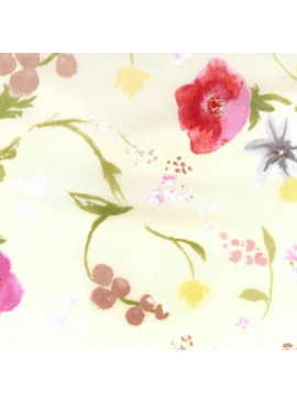 Nani Iro Nani Iro Rakuen Cotton Silk Lawn White Cream