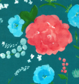 Nani Iro Nani Iro Rakuen Cotton Silk Lawn Turquoise