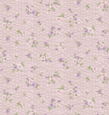 Nani Iro Cosmo Ripple Petit Poplin Floral Pink