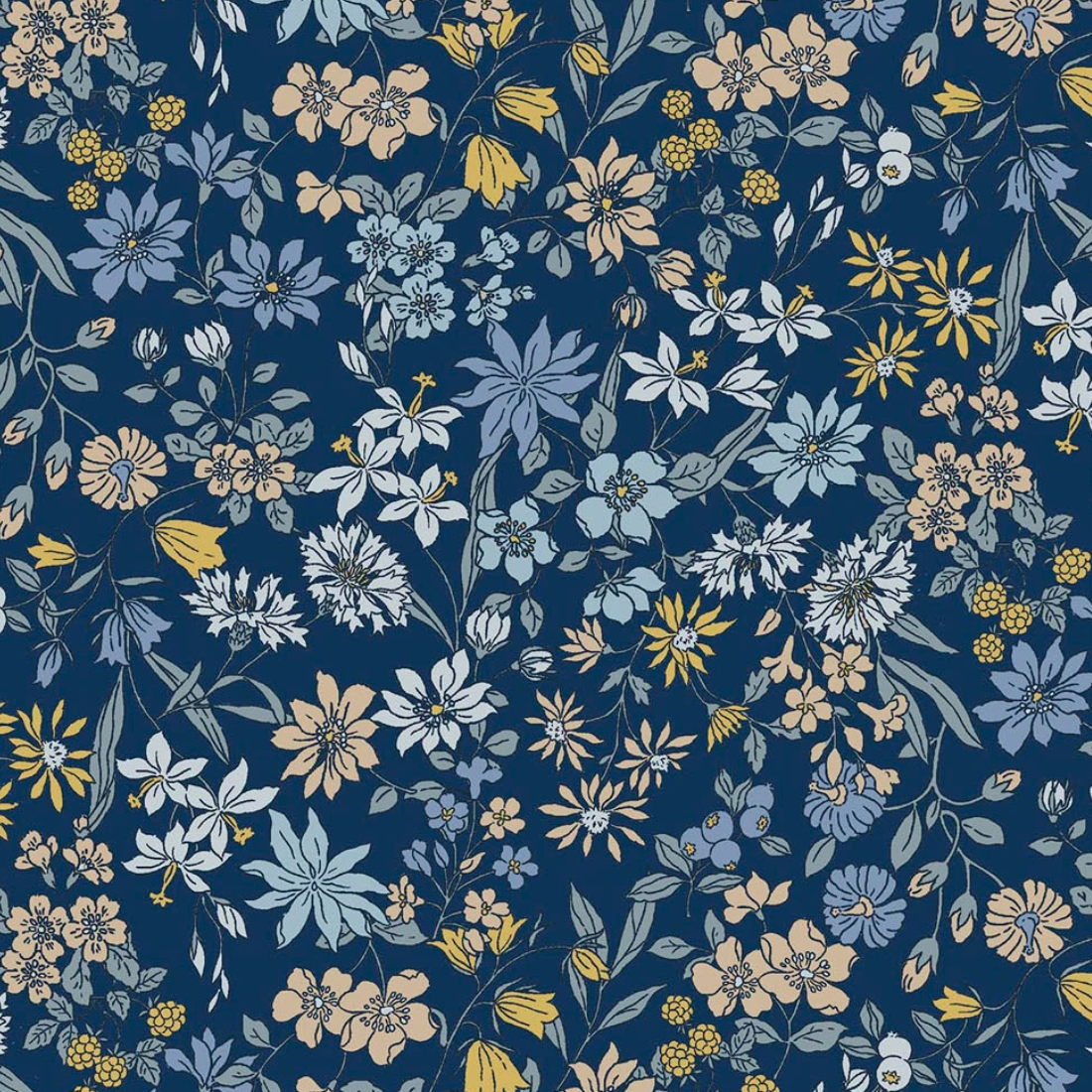 Cosmo Cosmo Air Flowers Blue