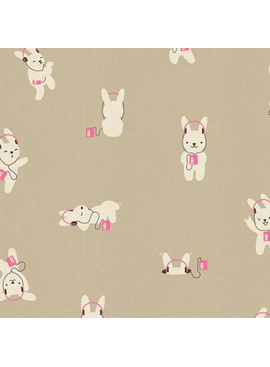 Ruby Star Society Lofi Linens by Rashida Coleman Hale for Ruby Star Rabbeats Khaki