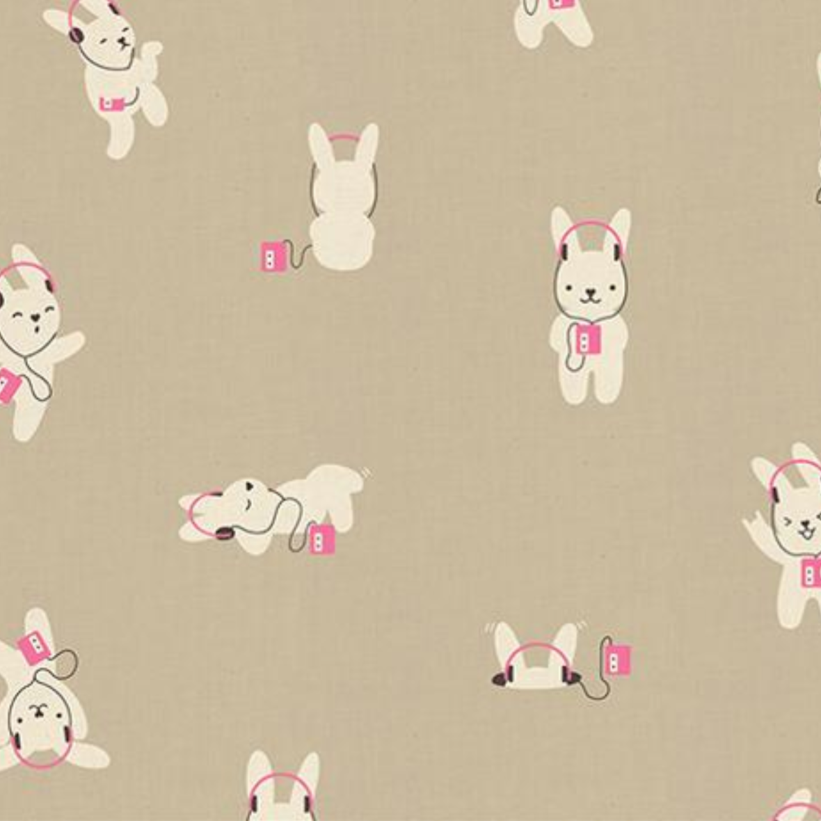 Ruby Star Society Lofi Linens by Rashida Coleman Hale for Ruby Star Rabbeats Khaki