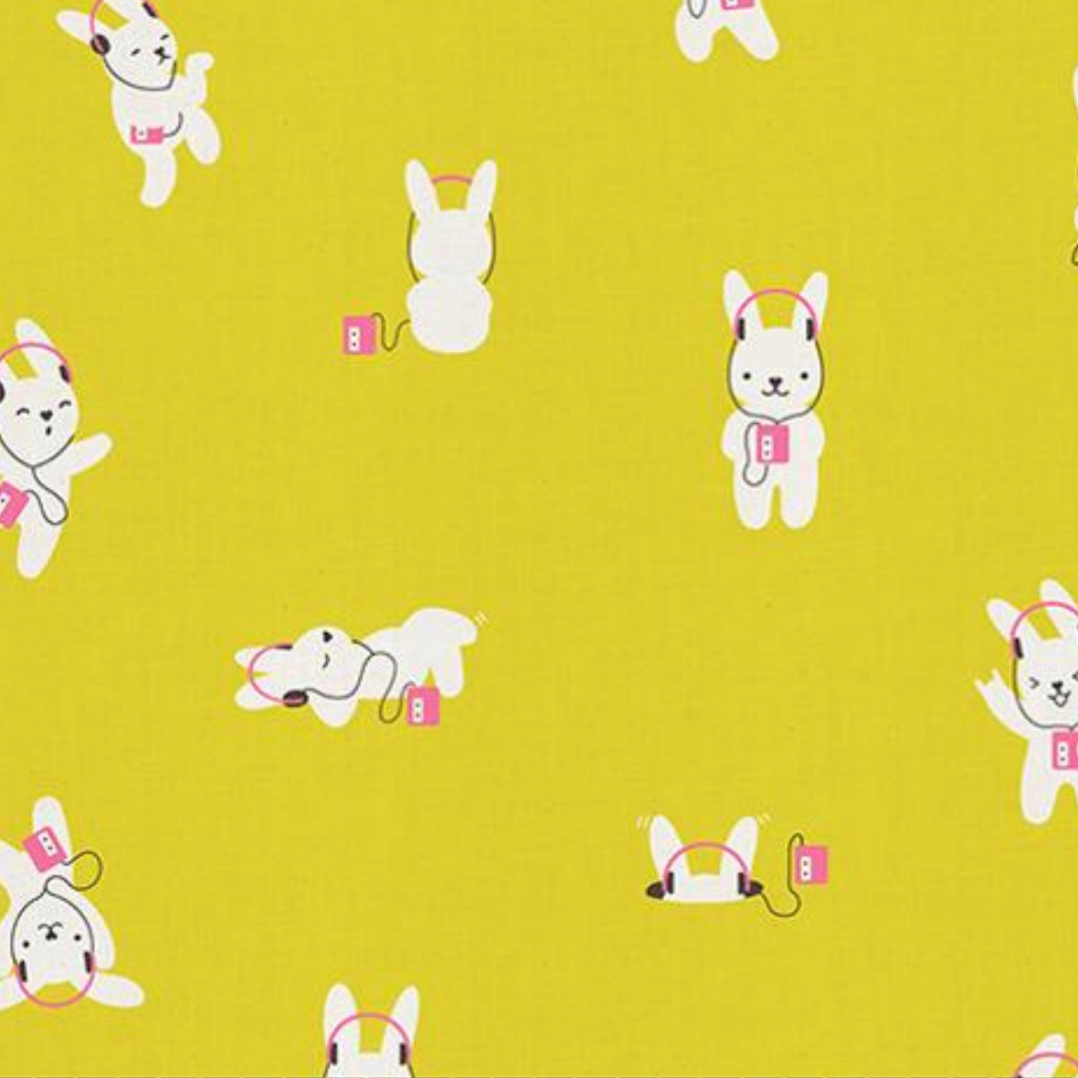 Ruby Star Society Lofi Linens by Rashida Coleman Hale for Ruby Star Rabbeats Citron