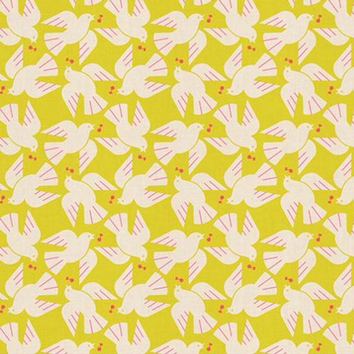 Ruby Star Society Lofi Linens by Rashida Coleman Hale for Ruby Star Flock Yeah Citron
