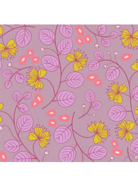 Ruby Star Society Lofi Linens Caper Floral Lilac