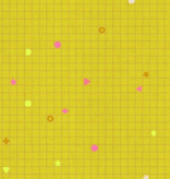 Ruby Star Society Lofi Linens by Rashida Coleman Hale for Ruby Star Power Grid Citron