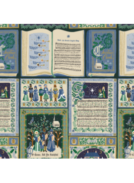 Rifle Paper Co Holiday Classics by Rifle Paper Co. Christmas Carols Navy