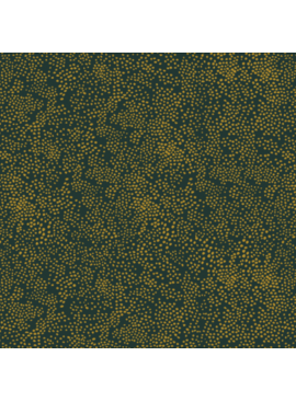 Rifle Paper Co Basics by Rifle Paper Co. Menagerie Champagne Metallic Evergreen