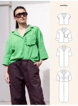 Notches Notches Clara Shirt and Dress Pattern