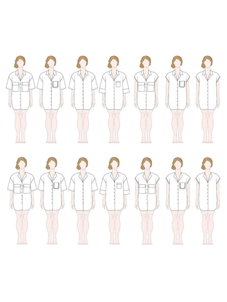 Notches Notches Clara Shirt and Dress Pattern