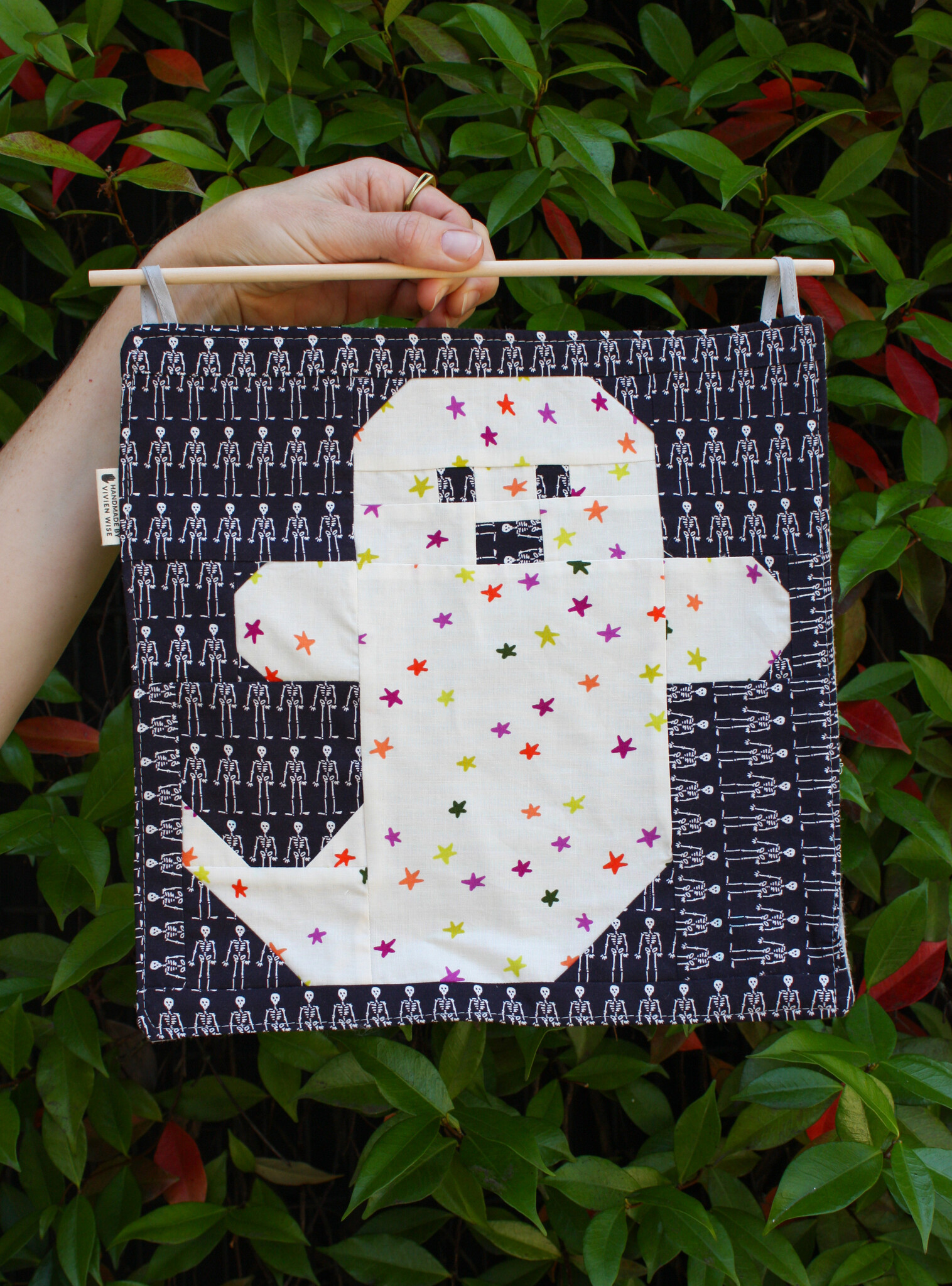 Vivien Wise Beginner: Halloween Ghostie Quilt Block, Wednesday, October 28th, 5pm-8pm