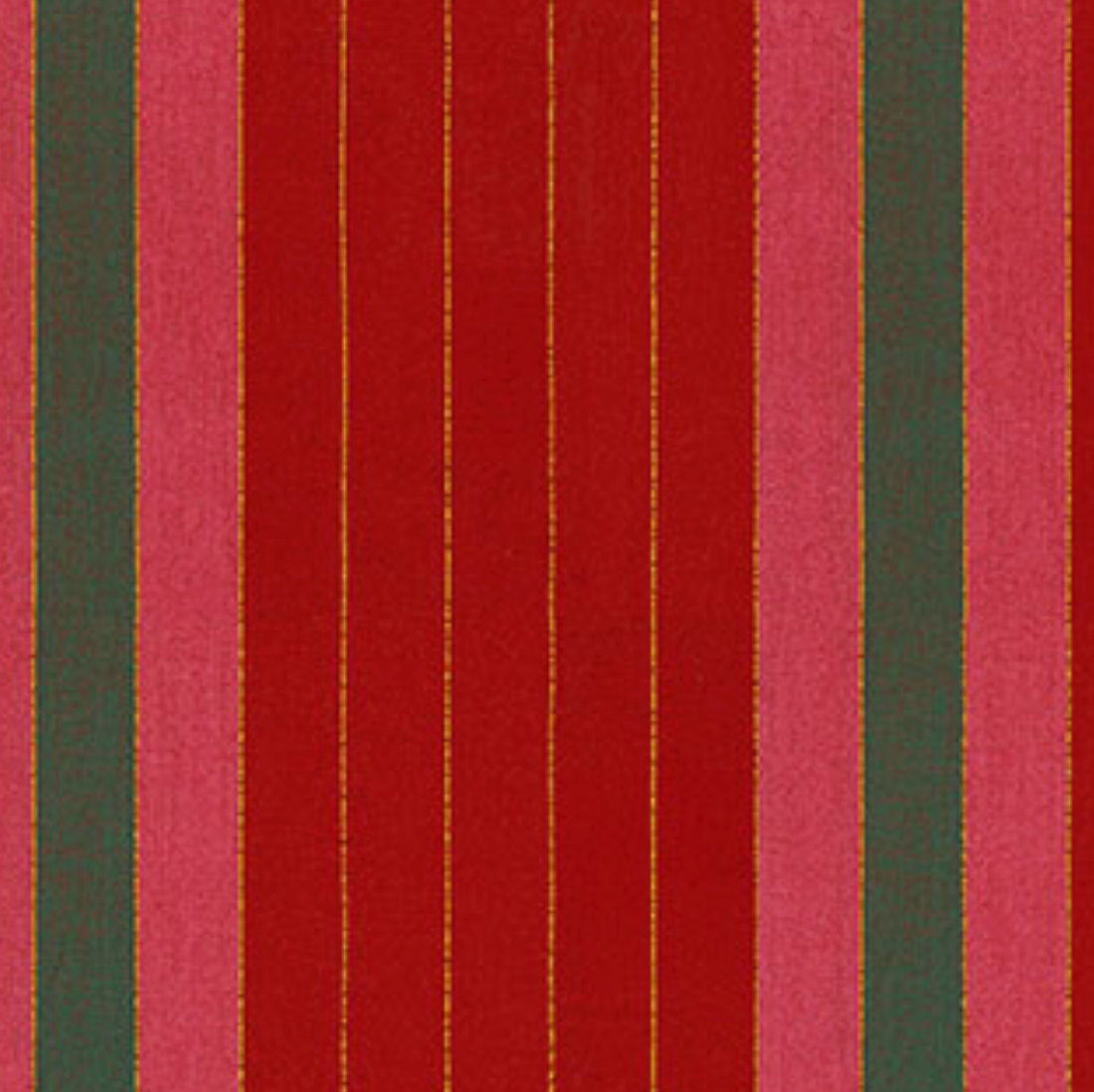 Northcott Anna Maria Parry Silver Lining Ribbons Cherry