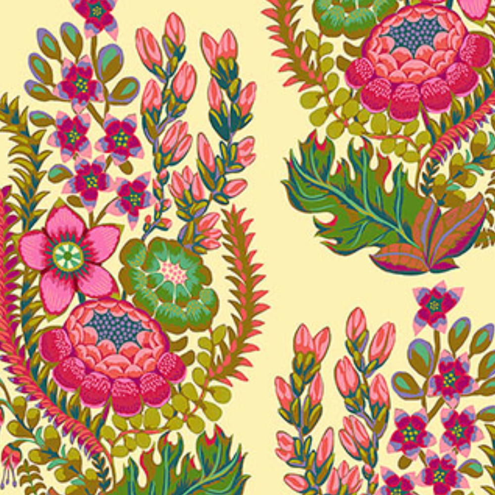 Northcott Anna Maria Parry Backings No.4 Outstretched Cream