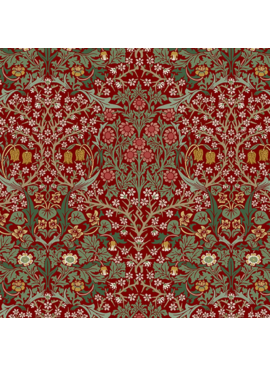 Free Spirit Fabrics Morris & Co Suffolk Holiday Blackthorn Thorned Rose