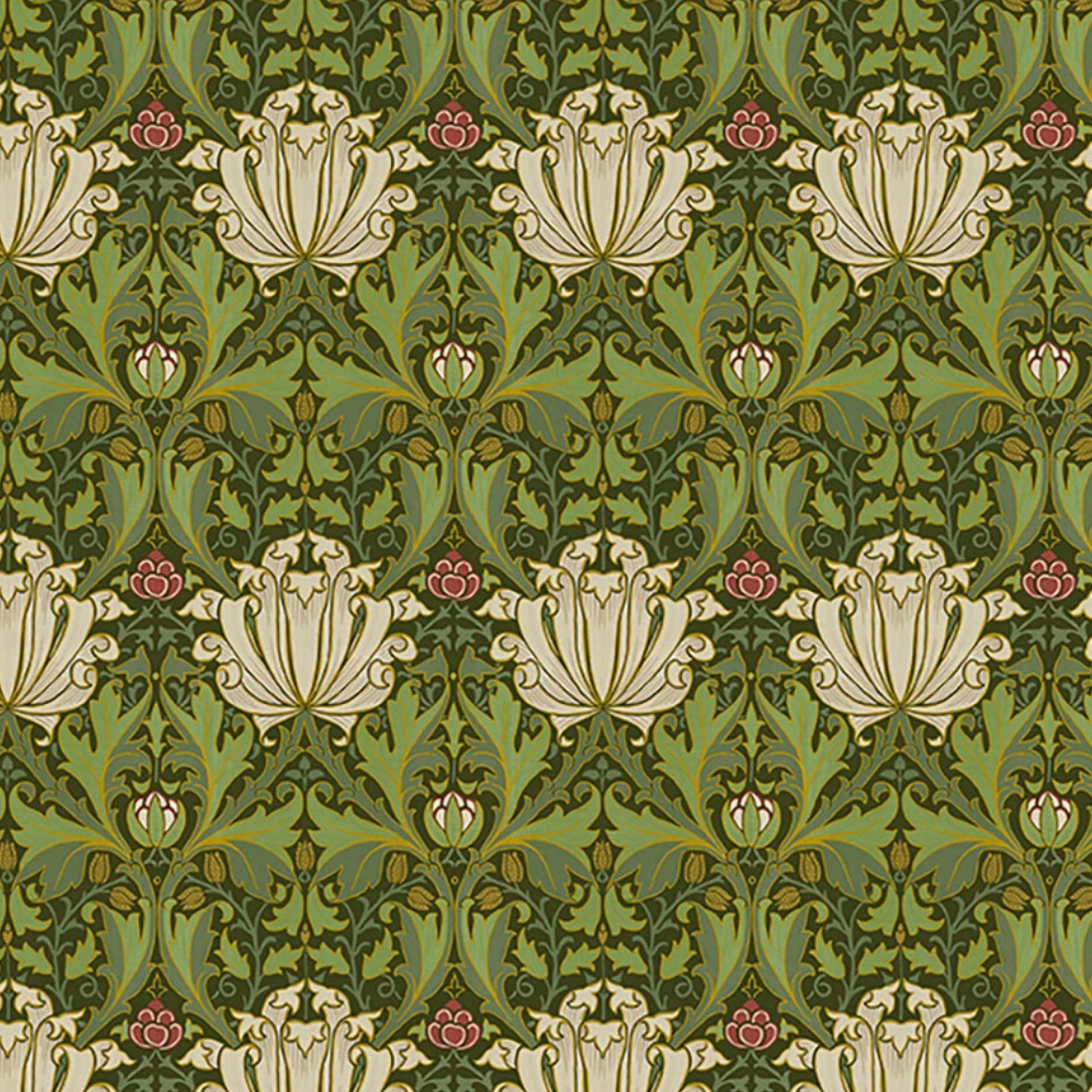 Free Spirit Fabrics Morris & Co Suffolk Holiday Helena Herball
