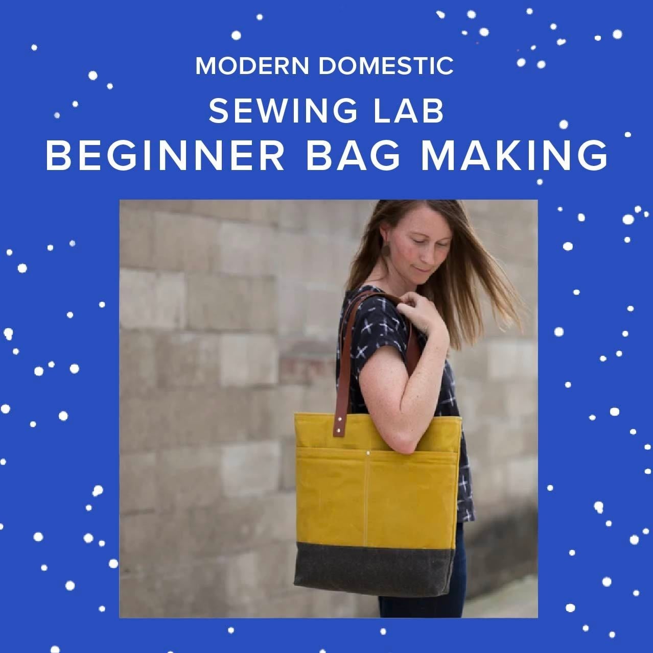 Lori Caldwell Sewing Lab: Beginner Bag Making, Saturdays, November 7th, 14th, & 21st, 3pm-6pm
