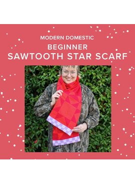 Chloe Costello Tuesdays, December 1st, 8th, & 15th, 5:30pm-7:30pm - Beginner: Sawtooth Star Quilted Scarf