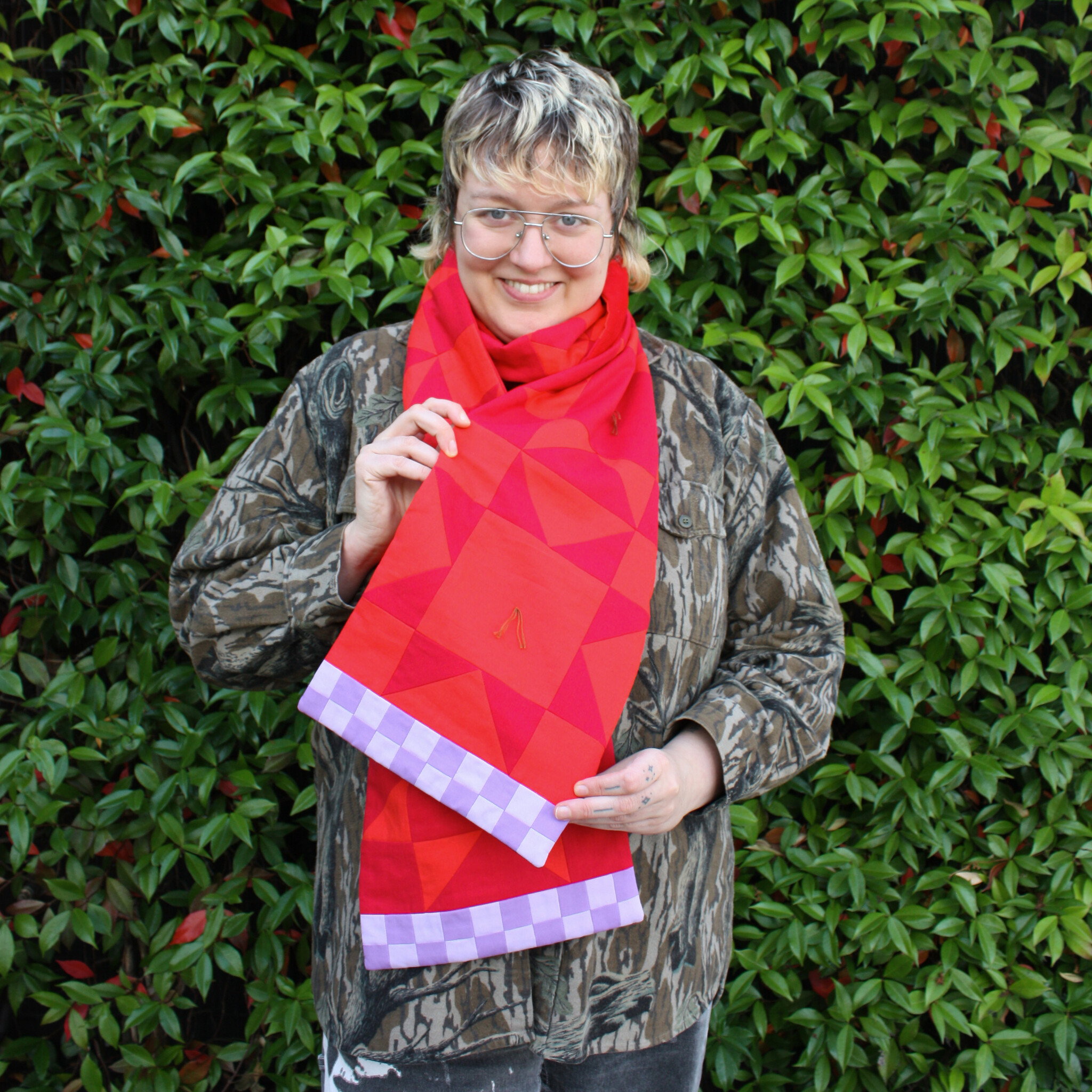 Chloe Costello Beginner: Sawtooth Star Quilted Scarf, Tuesdays, December 1st, 8th, & 15th, 5:30pm-7:30pm