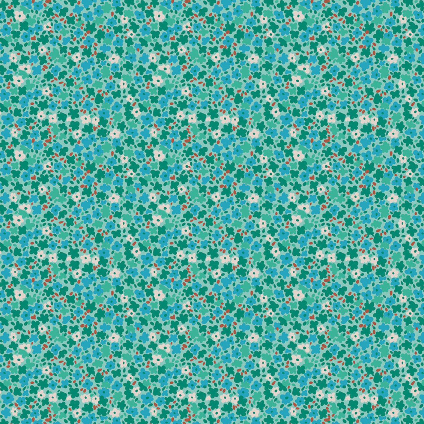 August Ellery August Ellery Petite Prints Ditsy Mint