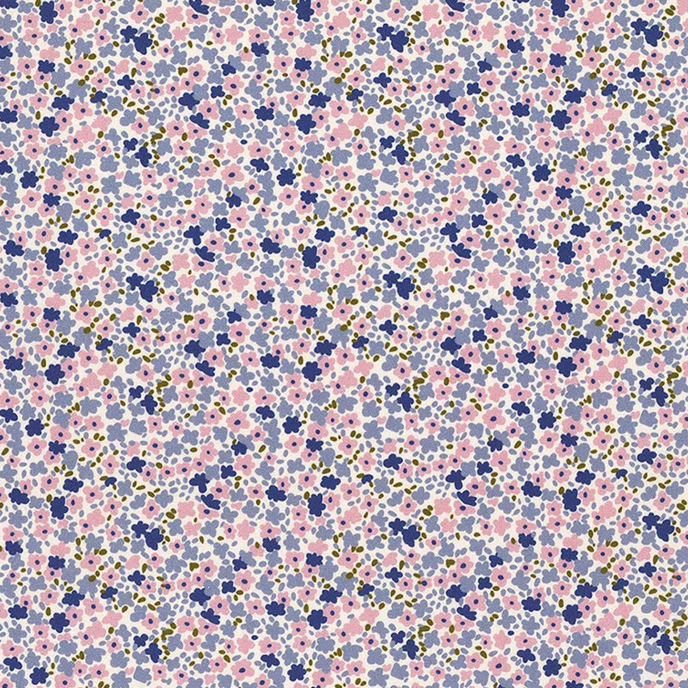 August Ellery August Ellery Petite Prints Ditsy Periwinkle