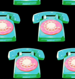 Ruby Star Society Sparkle Mart Telephones Black