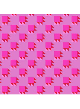 Windham Fabrics Annabel's Blenders Bear Paw Cool Pink