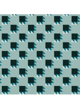 Windham Fabrics Annabel's Blenders Bear Paw Mint Ash