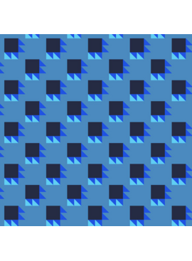Windham Fabrics Annabel's Blenders Bear Paw True Blue