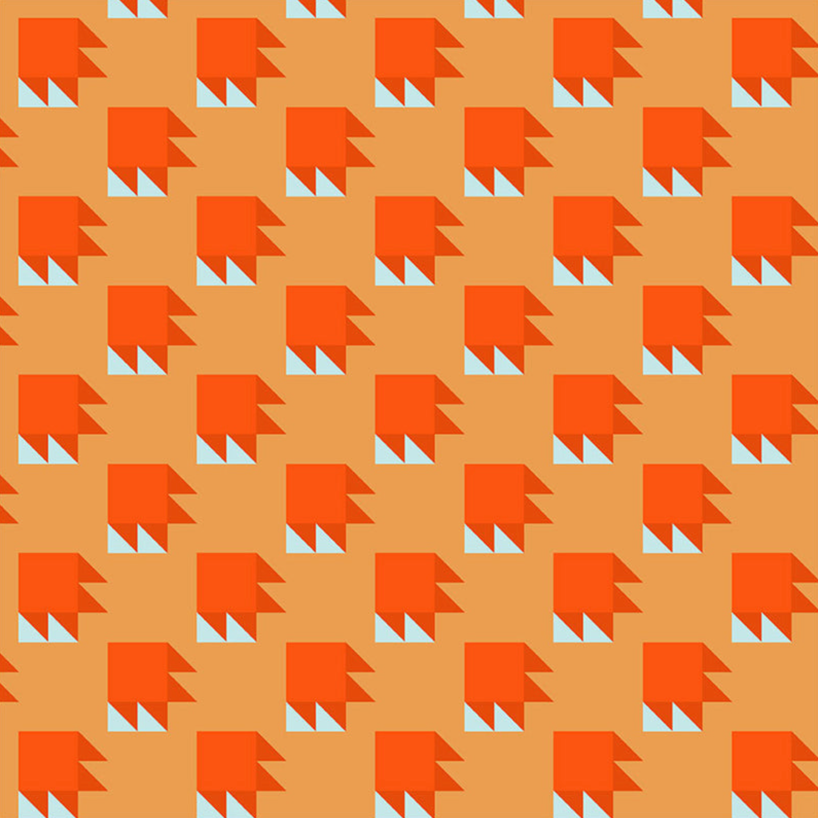 Windham Fabrics Annabel's Blenders Bear Paw Orange/Pink