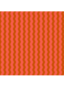 Windham Fabrics Annabel's Blenders Waves Deep Orange