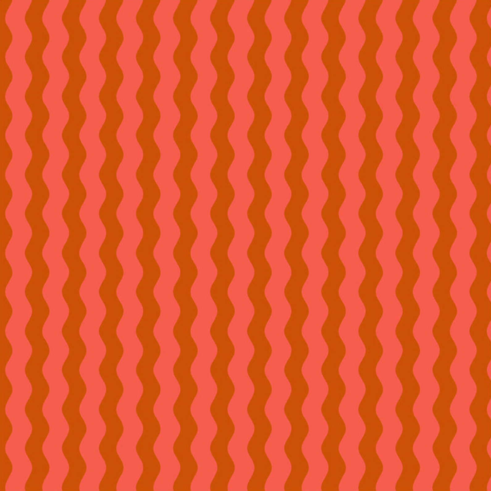 Windham Fabrics Annabel's Blenders Waves Deep Orange