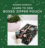 Colleen Connolly Learn to Sew: Boxed Zipper Pouch, Wednesday, December 2nd, 5:30pm-9pm