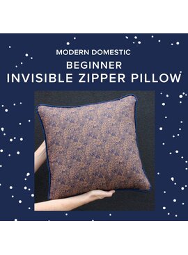 Colleen Connolly Sunday, December 6th, 1030am-3pm - Beginner: Invisible Zipper Pillow with Piping