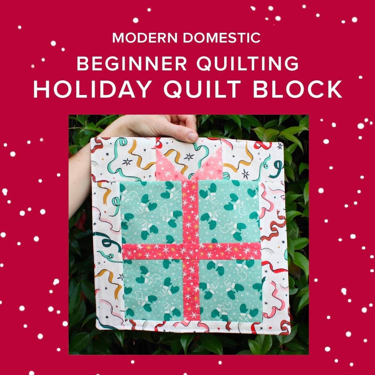 Vivien Wise Beginner: Holiday Quilt Block, Thursday, December 10th, 5pm-8pm
