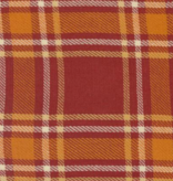 Moda 16" Toweling Rust Harvest Plaid