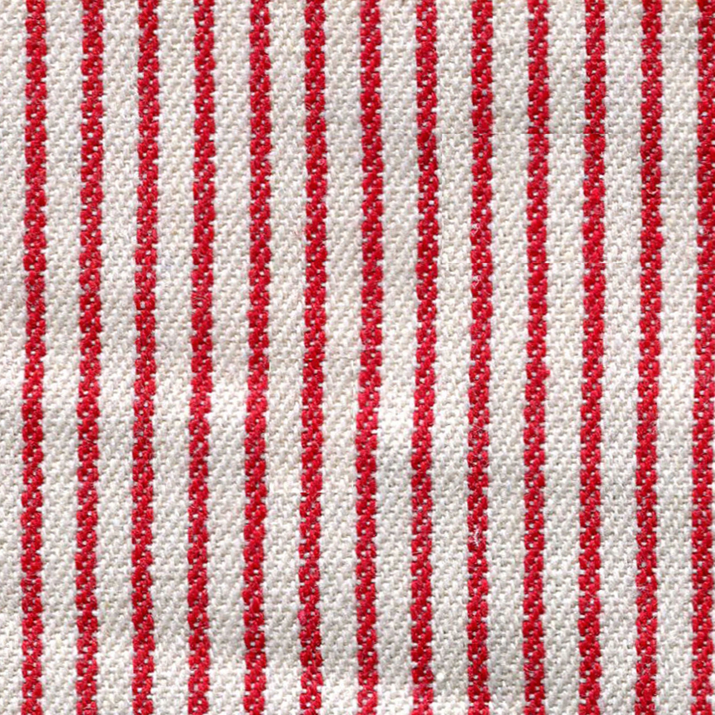 EE Schenck Pin Striped Denim Red