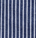 EE Schenck Striped Denim Navy