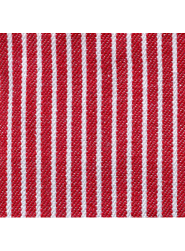 EE Schenck Striped Denim Red